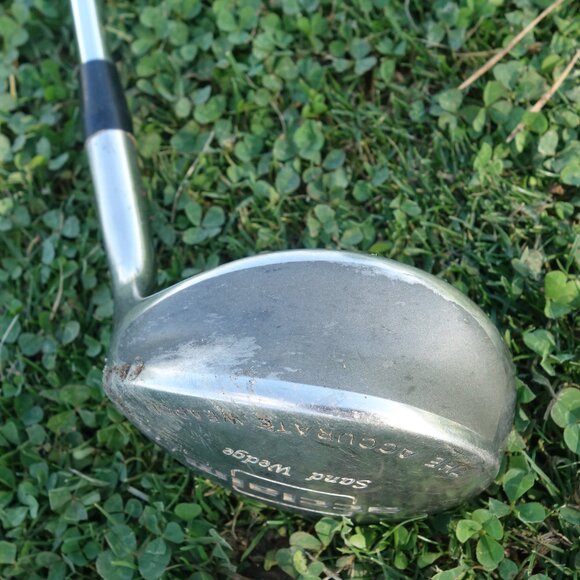 acclaim Right Handed Sand Wedge The Accurate Weapon with Gold Pride Tour Wrap - Picture 6 of 14